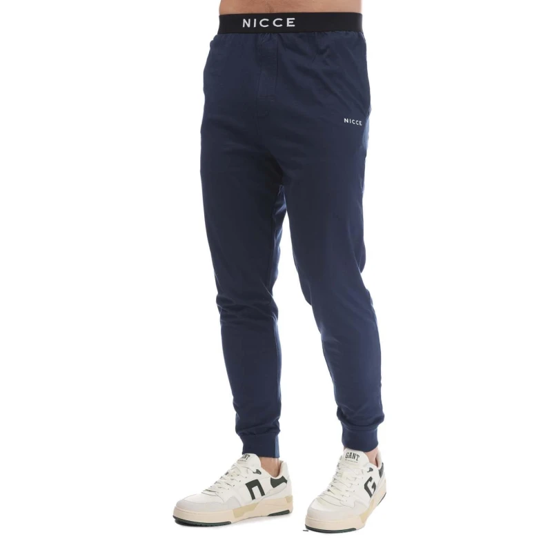 Image of Nicce Oren Cuffed Lounge Pant - Blue Blue L