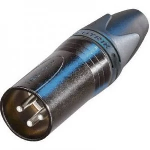 Image of Neutrik NC3MXX-BAG XLR connector Plug, straight Number of pins: 3 Black