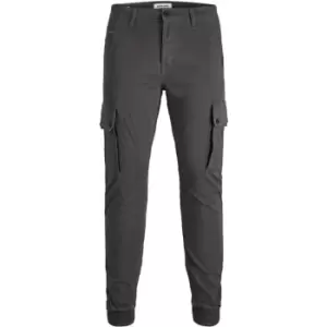 Image of Jack and Jones Warner Cargo Trousers - Grey