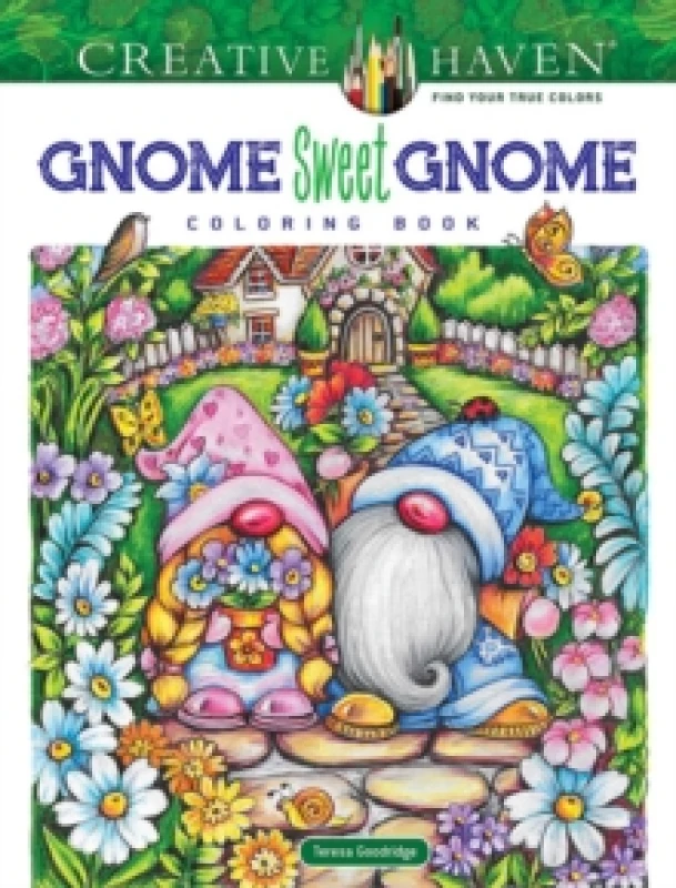 Image of Creative Haven Gnome Sweet Gnome Coloring Book Paperback / softback