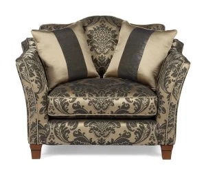 image of Linea Argyle Knole Snuggler Chair Standard Back