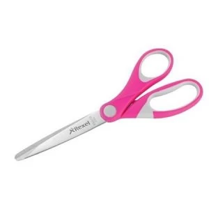 image of Rexel JOY 182mm Comfort Grip Scissors Pretty Pink