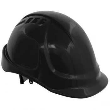 Image of Worksafe 502BLK Plus Safety Helmet - Vented (Black)