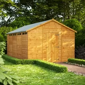 Image of Power Sheds 18 x 10ft Apex Shiplap Dip Treated Security Shed