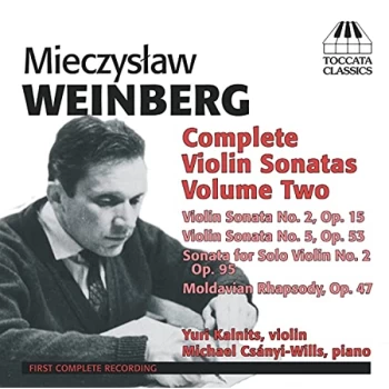 image of Yuri Kalnits - Mieczyslaw Weinberg: Complete Violin Sonatas CD