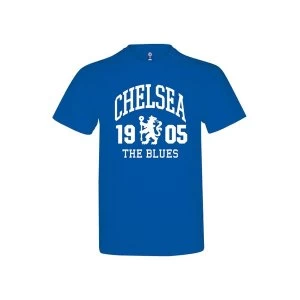 Image of Chelsea The Blues T Shirt Royal Blue Adults XL