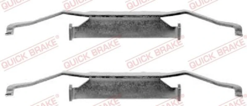 Image of QUICK BRAKE Brake pad fitting kit QUICK BRAKE 109-1054