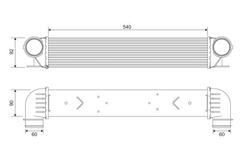 Image of VALEO Intercooler VALEO 817877
