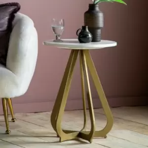 Image of Crossland Grove Victoria Side Table Gold