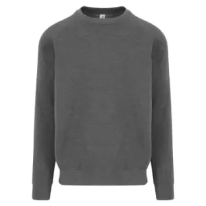 Image of AWDis Just Hoods Mens Graduate Heavyweight Sweatshirt (M) (Charcoal)