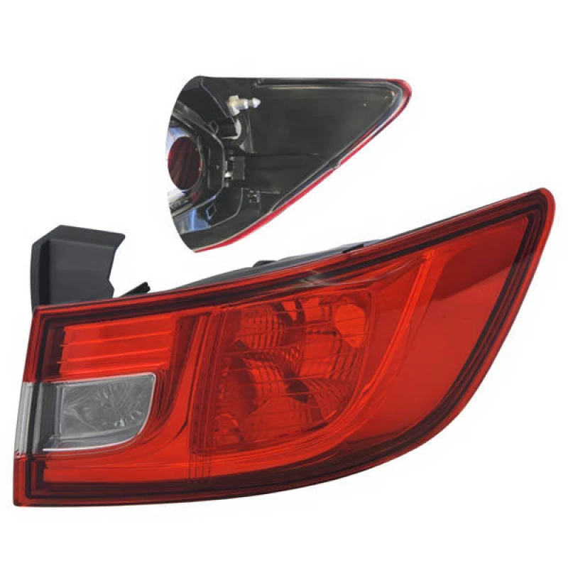 Image of TYC 11-12355-01-2 Rear light Outer section, without bulb holder, Right Combination Rearlight (391)