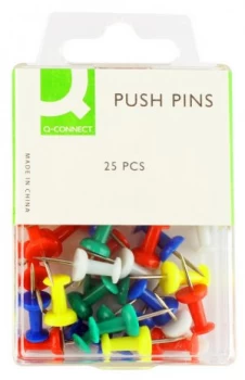 image of Q Connect Push Pins - 250 Pack