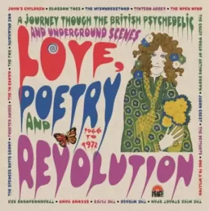 Image of Love Poetry and Revolution A Journey Through the British Psychedelic and Underground Scenes by Various Artists CD Album