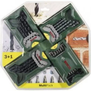 Image of Bosch Accessories 2607017071 X-Line 46 Piece Universal drill bit set