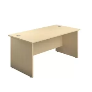 Image of 1600 X 800 Panel Rectangular Desk Maple
