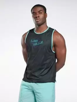 Image of Reebok Les Mills Reversible Pinny - Black Size M Men