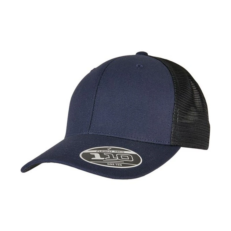 Image of Flexfit Flexfit Men 110 Canvas Structured Trucker Cap in Navy Navy One Size Male 5063300286418