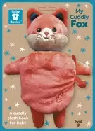 Image of baby basics my cuddly fox a soft cloth book for baby