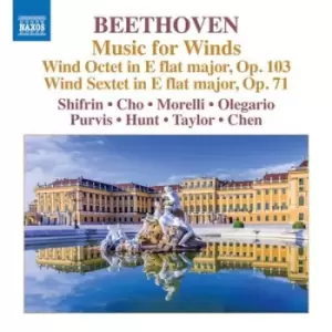 image of Beethoven Music for Winds/Wind Octet in E-flat Major Op 103/ by Ludwig van Beethoven CD Album