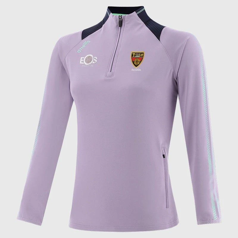 Image of ONeills Down Dynamo Half Zip Top Ladies Pur/Mar/Grn female 10 (S)
