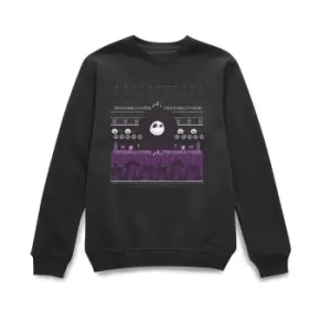 Image of Disney This Is Halloween Christmas Jumper - Black - 3XL
