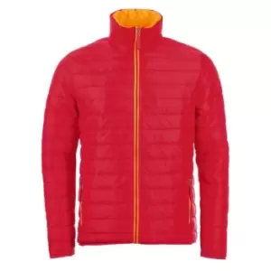 Image of SOLS Mens Ride Padded Water Repellent Jacket (L) (Red)