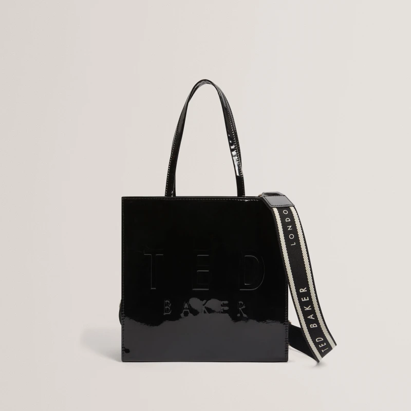 Image of Ted Baker Ted Web Sml IconBag Ld62 Black female One Size