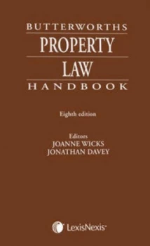 Image of Butterworths Property Law Handbook by Joanne Wicks and Jonathan Davey Paperback