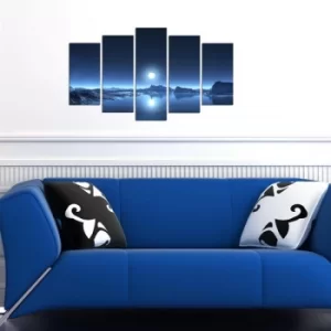 Image of 5PMX-125 Multicolor Decorative MDF Painting (5 Pieces)