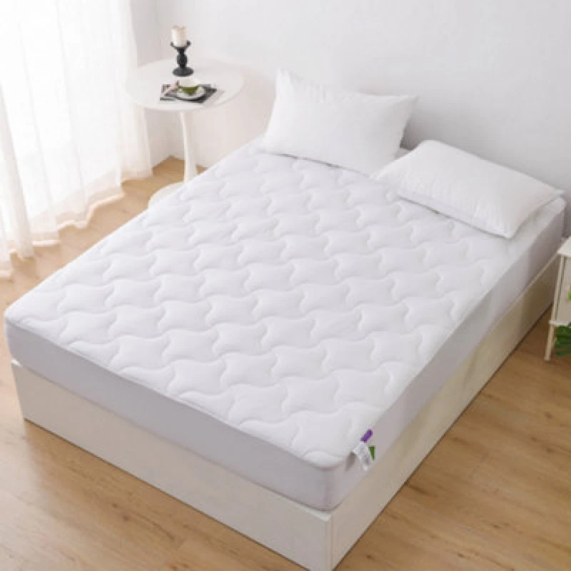 Image of Glamhaus Mattress Topper & Fitted Skirt - Oeko Tex 100 & Silvadur - Super King White
