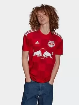 image of adidas New York Red Bulls 22/23 Away Jersey, Red/White Size XL Men