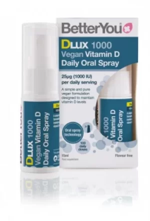 image of BetterYou DLux1000 Vegan Vitamin D Oral 15ml