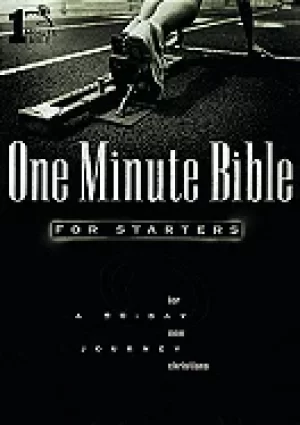 Image of one minute bible for starters a 90 day journey for new christians