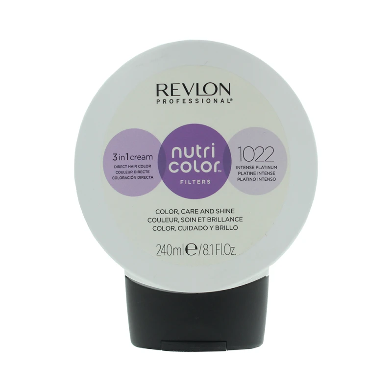 Image of Revlon Professional Nutri Color Filters Toning Hair Mask 1022 Intense Platinum