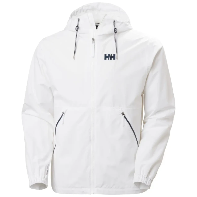 Image of Helly Hansen Hooded waterproof jacket Helly Hansen Sandoy Blanc Male 2XL