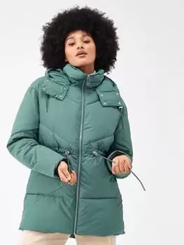 image of Regatta Giovanna Fletcher - Rurie Padded Jacket - Dark Green, Dark Green, Size 8, Women