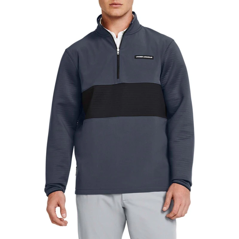 Image of Under Armour Storm Daytona Half-Zip Sweatshirt - Grey Grey S