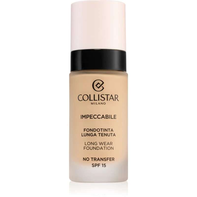 Image of Collistar Impeccabile Long Wear Foundation SPF15 30ml - 1R Rosy Avory