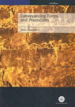 Image of Conveyancing Forms and Procedures by Shelley Buckingham and Allyson Colby and Law Society Paperback