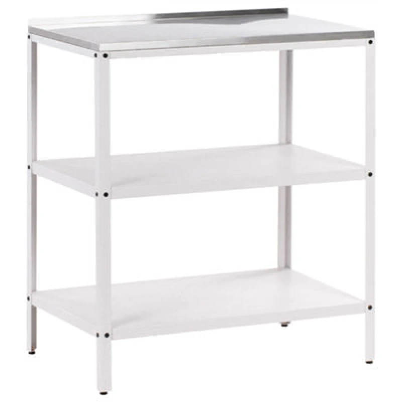 Image of Beliani Outdoor Kitchen Island Vilama White 605876