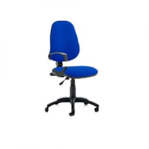 Image of Task Office Chair Eclipse I Lever Blue With Fabric Loop Arms