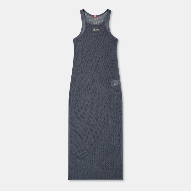 Image of Diesel Mesh Beach Cover-Up Grey female 8