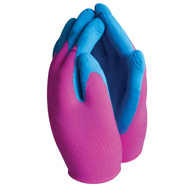 image of Town & Country Light & Bright Kids Latex Pink Gloves (XXS)