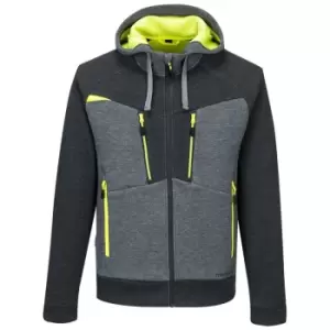 image of DX472MGRM - sz M DX4 Zipped Hoodie - Metal Grey - Metal Grey - Portwest