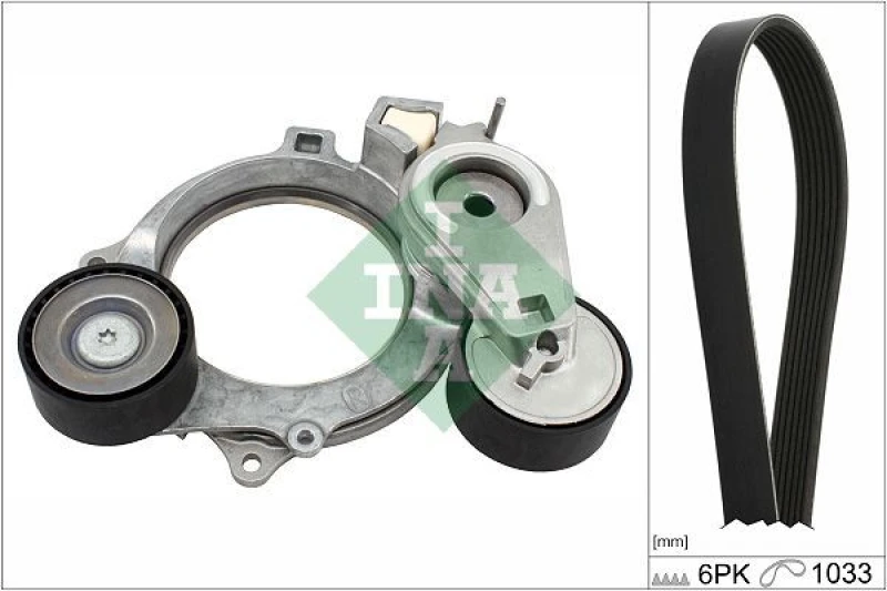 Image of V-Ribbed Belt Set INA 529 0572 10