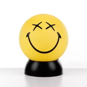 image of Smiley Childrens Cross Eyes Globe Table Lamp, Yellow