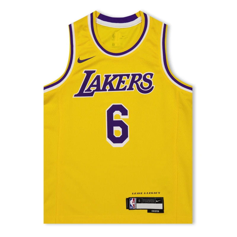 Image of NBA Icon Jersey - Yellow Yellow 7 - 8 Years