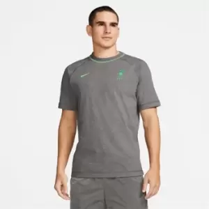 Image of Nike Liverpool Travel T-Shirt 2023 2024 Adults - Grey