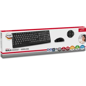 Image of SPEEDLINK Niala Keyboard and Mouse Bundle Wireless - Black