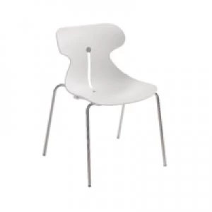 image of Arista Breakout Chair White KF73894